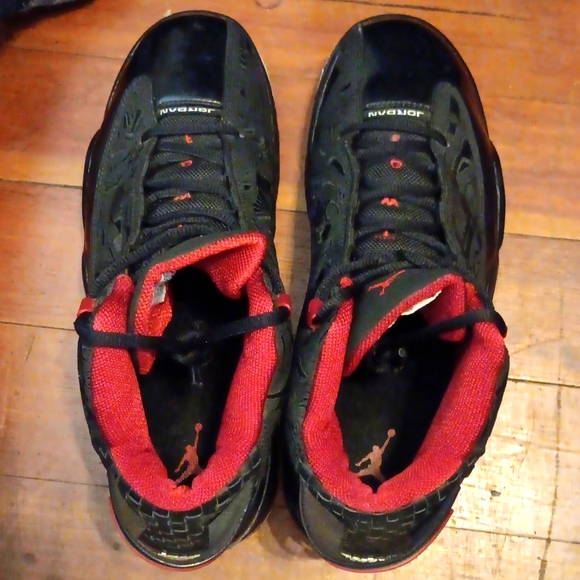 AIR JORDAN DUB ZERO 'BLACK VARSITY RED' 311046-061 SZ 10 - Picture 8 of 8